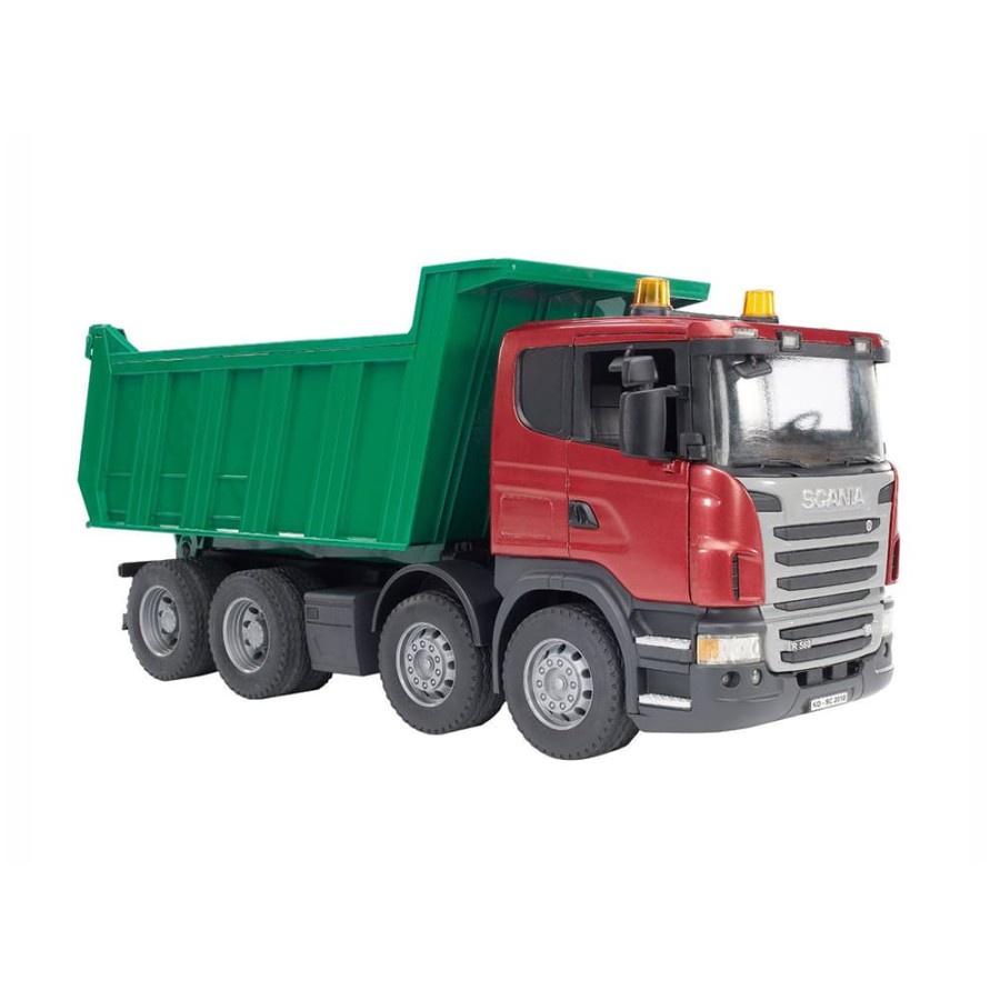 Bruder 3550 Scania R-Series Tipper Truck Original / Mobil Truck Bak