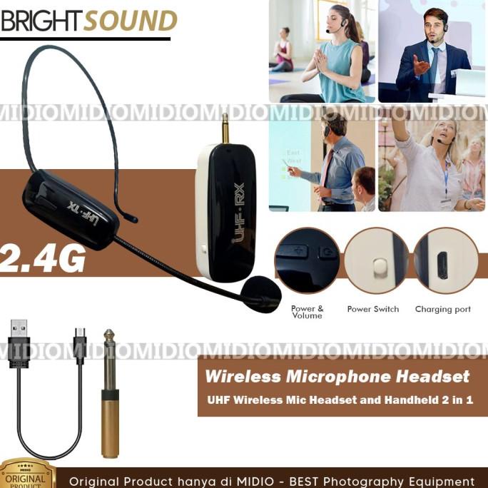 MIdio Microphone Clip On Wireless 2.4G Bluetooth
