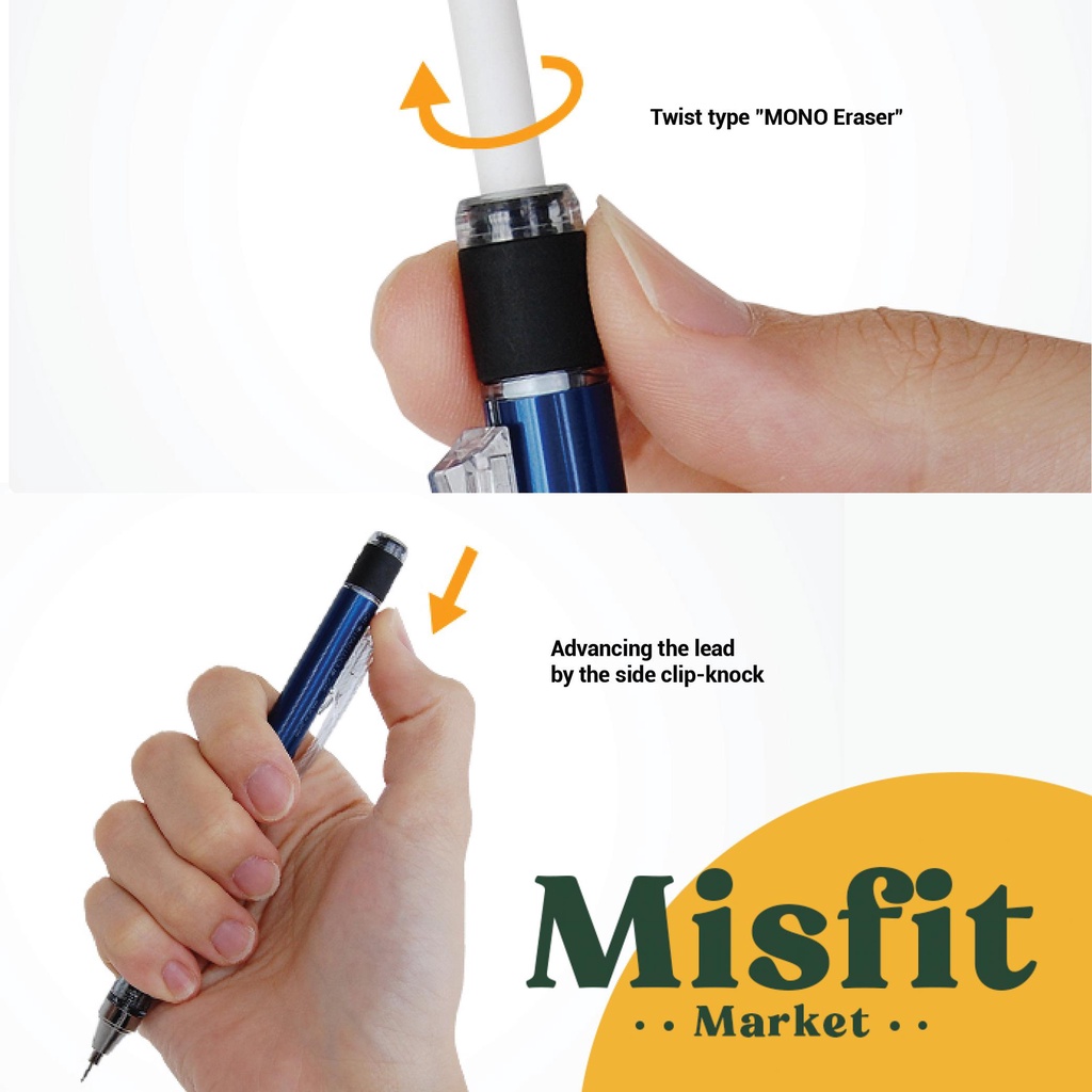 

Ay00! Tombow Mono Graph Mechanical Pencil Pensil Mekanik 0.3 0.5 mm