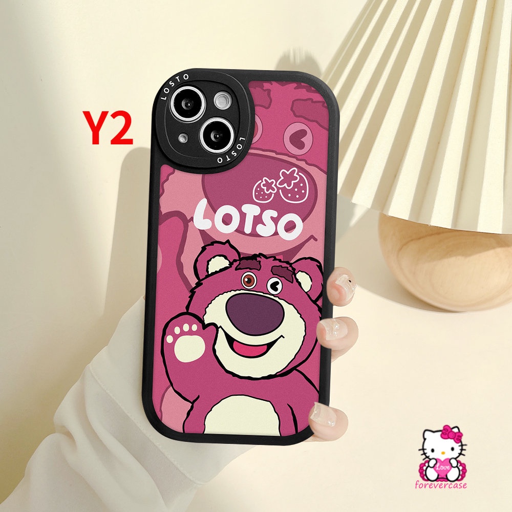 Redmi 10 10A 10C 9C 9T 9 9A PO CO M3 X3 NFC Pro Redmi Note11 10 9 8 11Pro+10Pro Note 11s 9s 10s Note 8Pro 9Pro Mi 12 11 11Lite 11T Strawberry Bear Manyo Mainan Lucu Soft Case Cerita