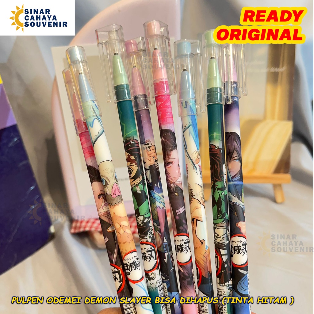 

Pulpen Odemei Demon Slayer Bisa Di Hapus | Pen Hitam ATK Souvenir Lucu Unik | Alat Tulis Sekolah Stationery Souvenir Murah Meriah
