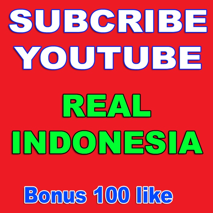 [REAL INDO] SUBSCRIBE YOUTUBE