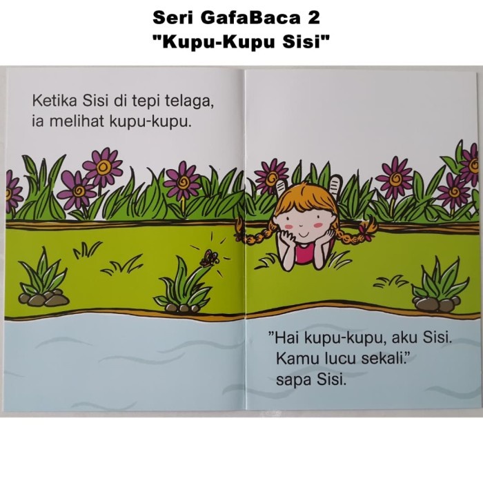 BUKU ANAK TK PAUD BELAJAR MEMBACA GAFA BACA SERI 2 GAFABACA