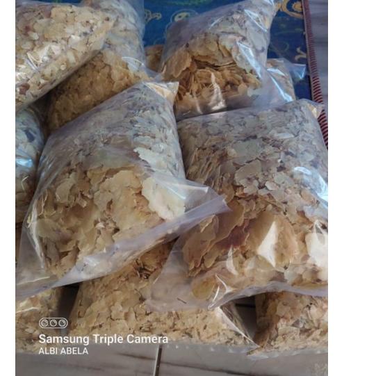 

(V-6.6✪) EMPING MELINJO REMUKAN EMPING MENTAH REMUK 500 Gram amanah