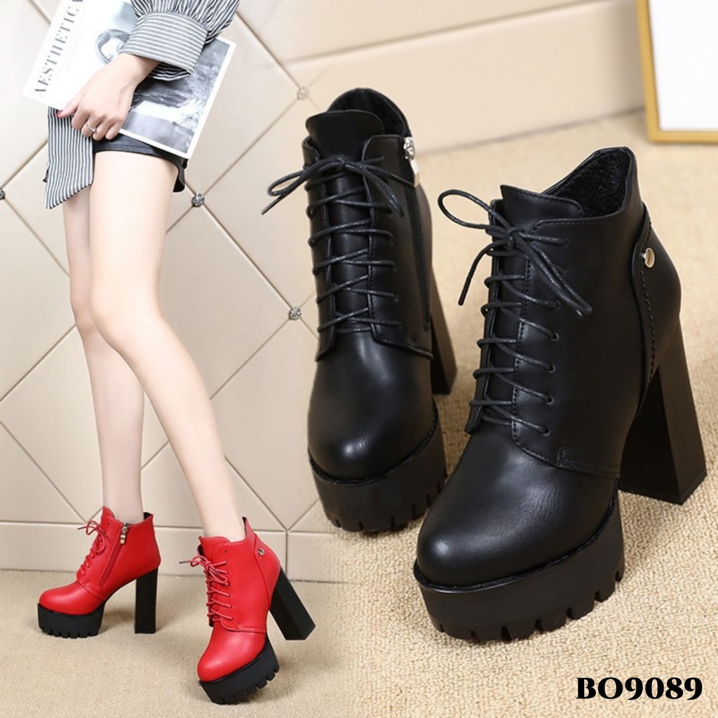 PRF Sepatu Boots High Block Korea BO9089