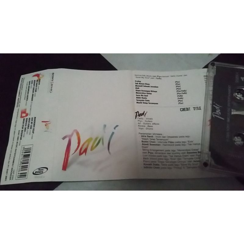 Kaset pita lawas PADI - Self Titled