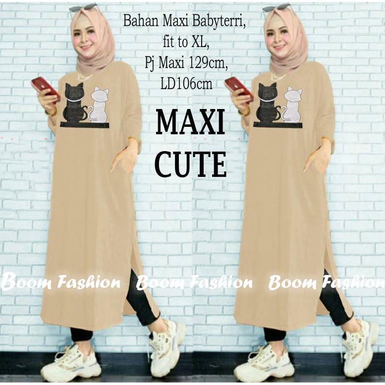 PIK - Maxi Cute Jumbo L(55710), XL(59280), XXL(63209) /Best Seller/ Maxi Wanita Jumbo/Maxi Termurah