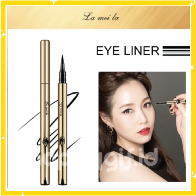 LAMEILA Eyeliner Anti Air &amp; Keringat Warna Gold / Silver LA015 LA016 1023 772