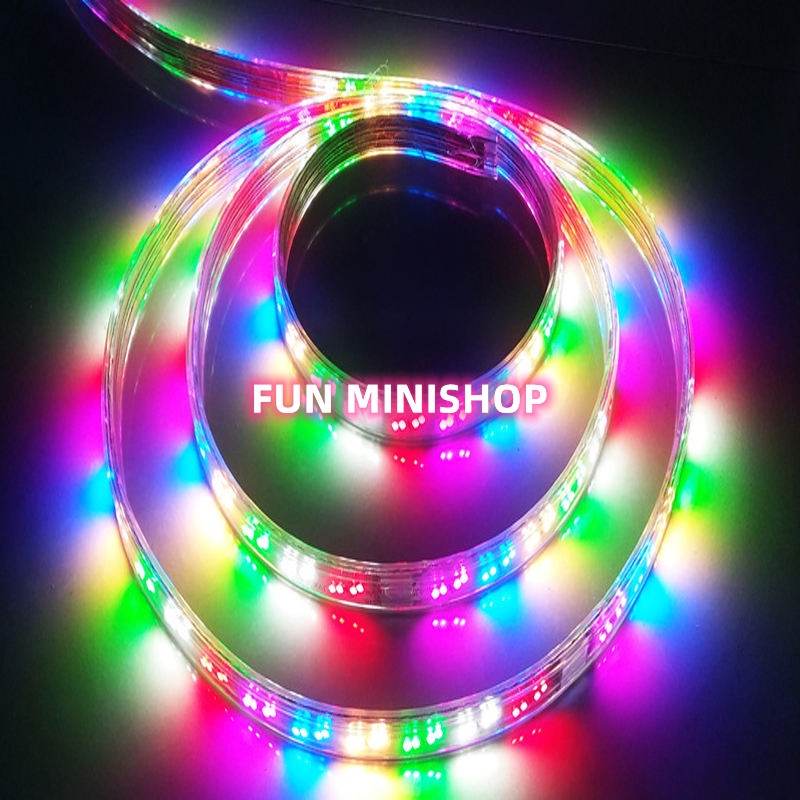 PAKET LAMPU LED STRIP SELANG RGB WARNA WARNI 2835 OUTDOOR