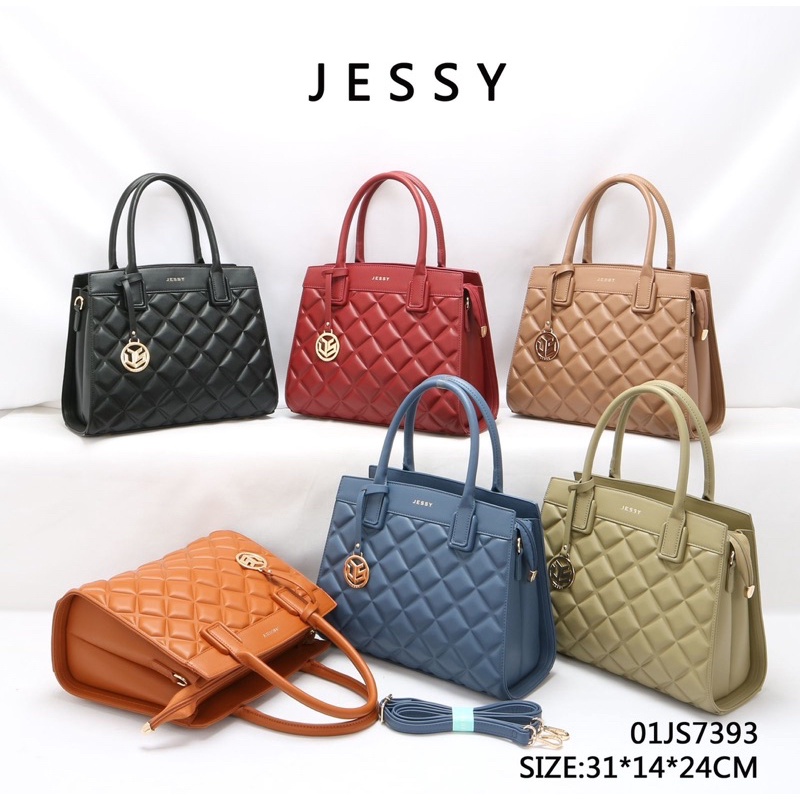 [COD] Jessy Handbag 01JS7393 Tas Wanita Import Original Branded Terbaru Tas Fashion Wanita