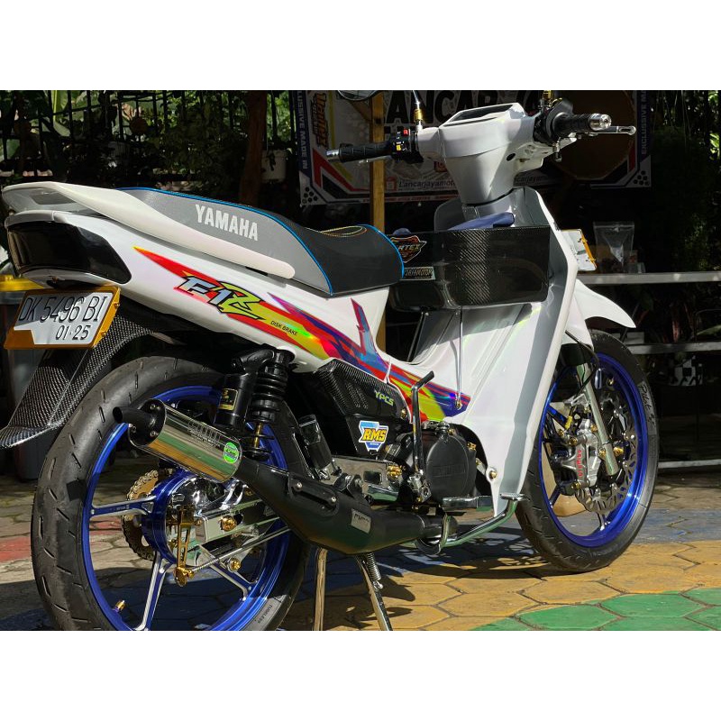 KNALPOT FIZR PERUT HITAM MODEL 3V3 PRES BY C'MINX RACING MUFFLER