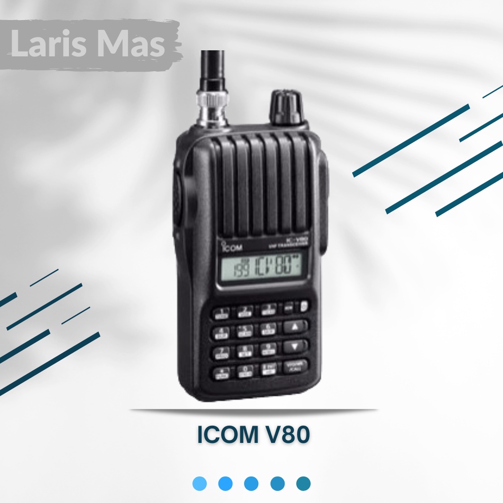 HT Handy Talky ICOM V80 Battery Lithium / Radio Walkie Talkie ICOM V 80