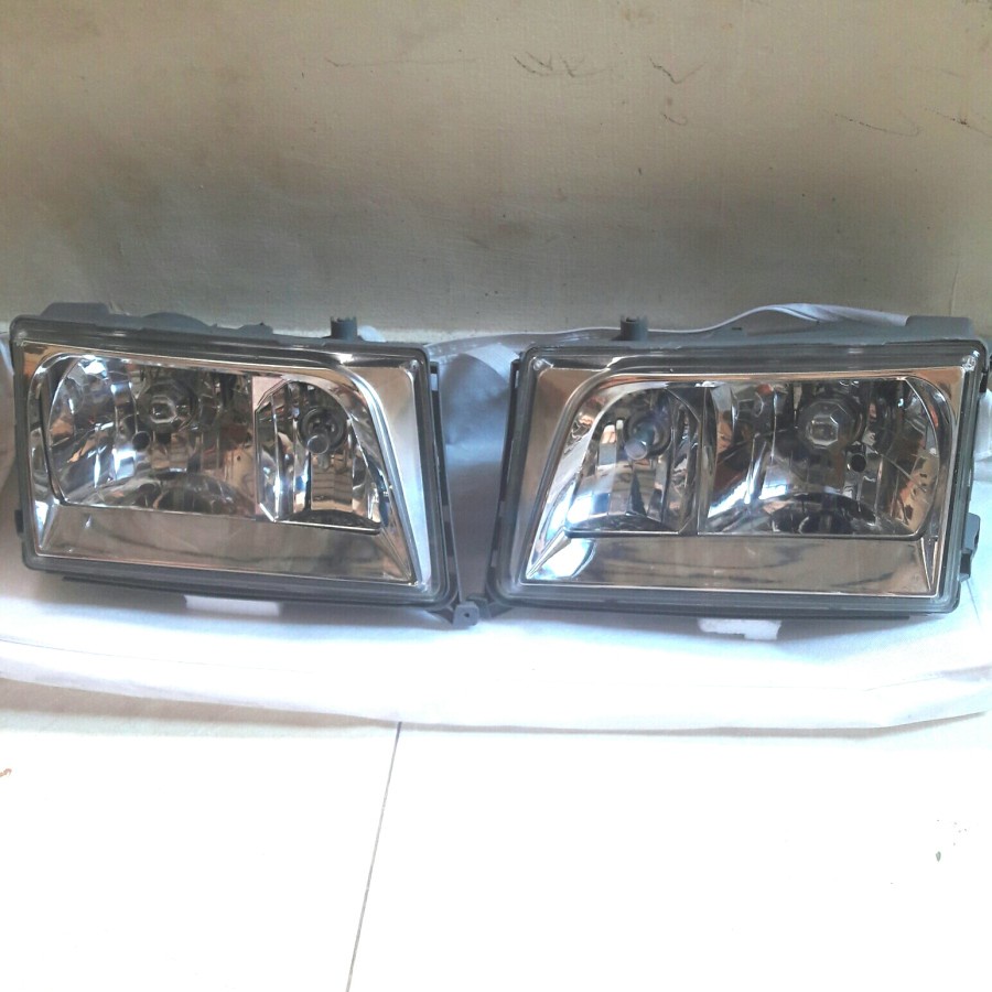 HEADLAMP CRYSTAL KANAN DAN KIRI MERCEDES BENZ W124 - E CLASS BEST QULAITY