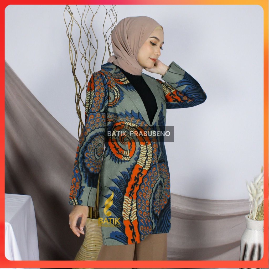 Batik Prabuseno - NAOMI Batik Wanita Lengan Panjang