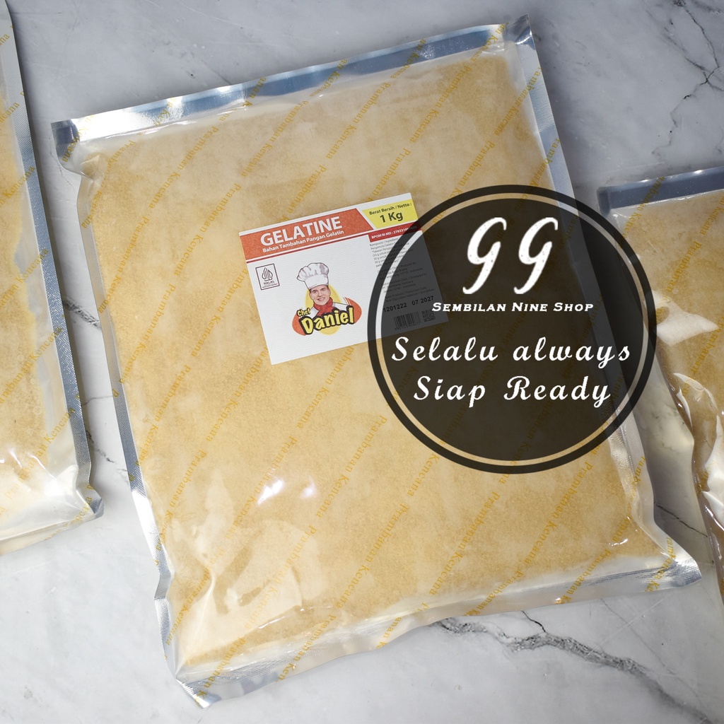 

bGF CHEF DANIEL 100 Gram GELATINE POWDER Bovine Bubuk Gelatin Sapi