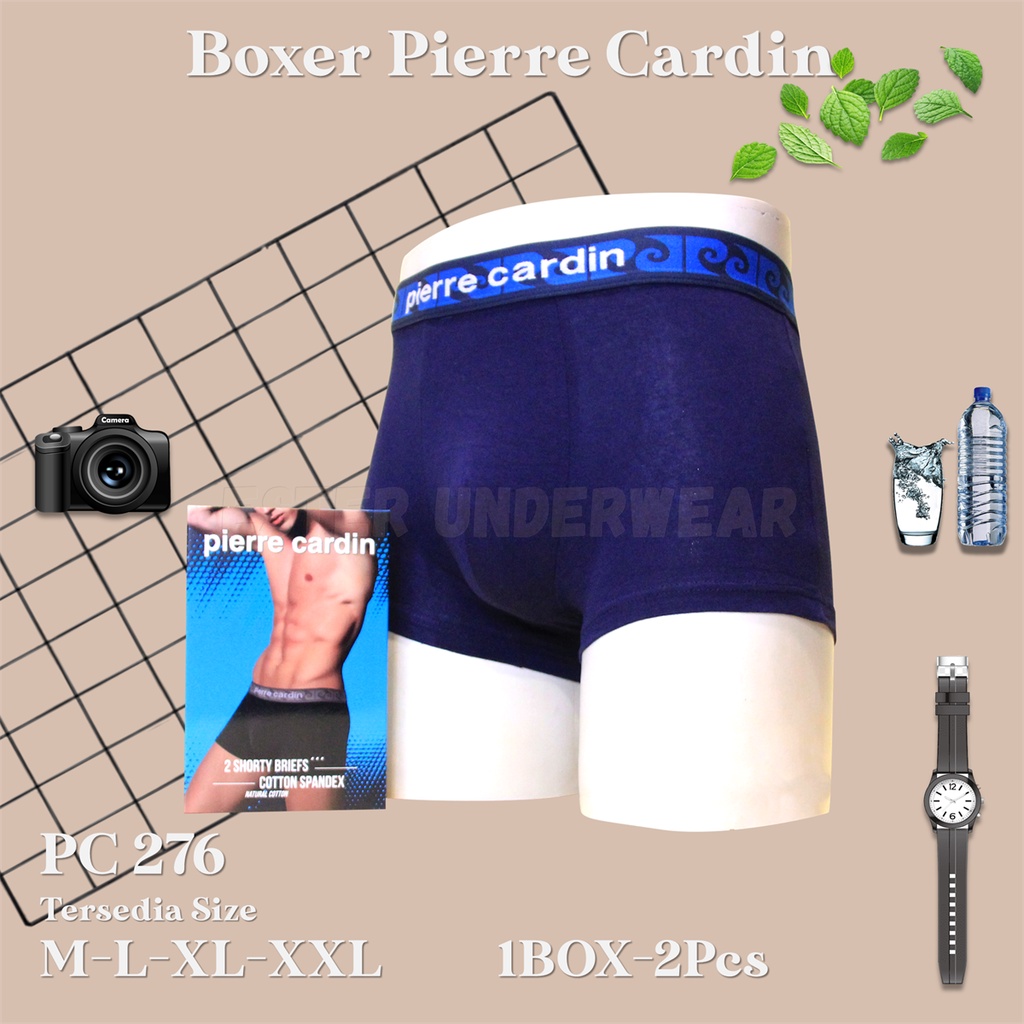 Pierre Cardin Celana Boxer Pria PC 276 1 Box isi 2Pcs