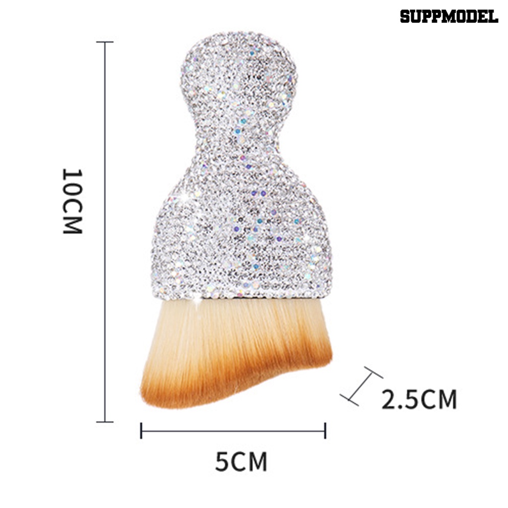 [Auto] Air Outlet Brush Rhinestones Handle Penghilang Debu Celah Otomatis Detailing Brush Alat Pembersih Interior Mobil