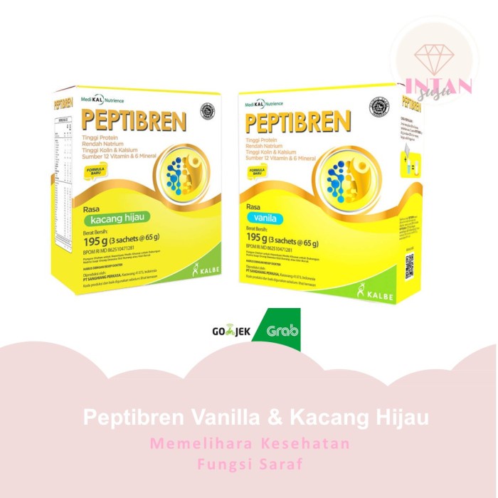 

Peptibren Susu kemasan Kardus Besar isi 24 pcs - Vanila