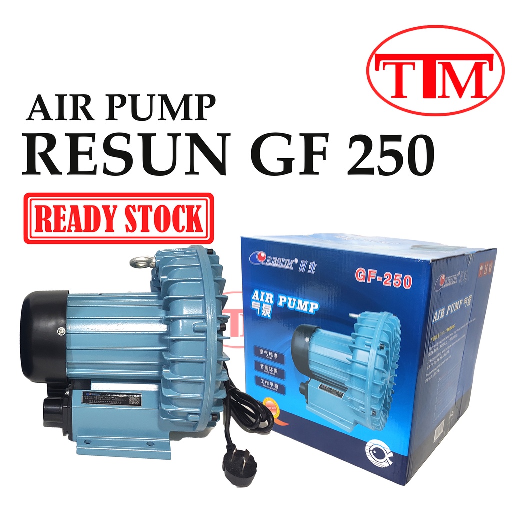 AIR PUMP RESUN GF 250 HEAVY DUTY BLOWER AERATOR AQUARIUM IKAN