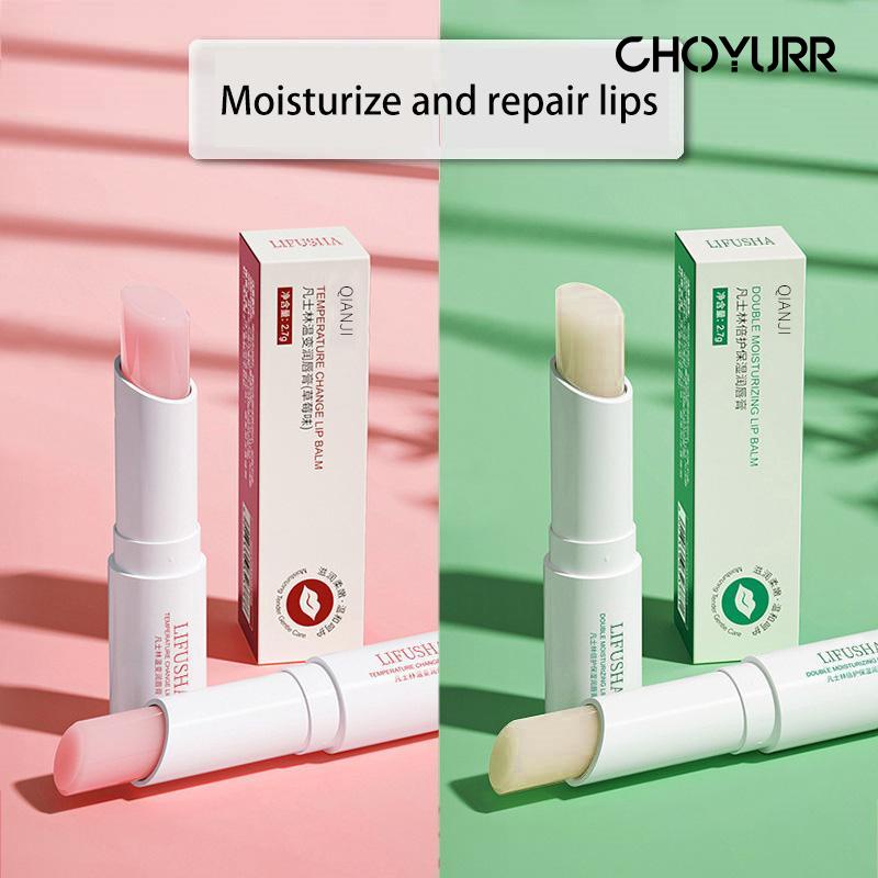 【COD】Vaseline Lip Balm Fruit Therapy Lip Balm Double Moisturizing Lip Balm Temperature Change Lipbalm Pelembab Bibir Perawatan Original-CH