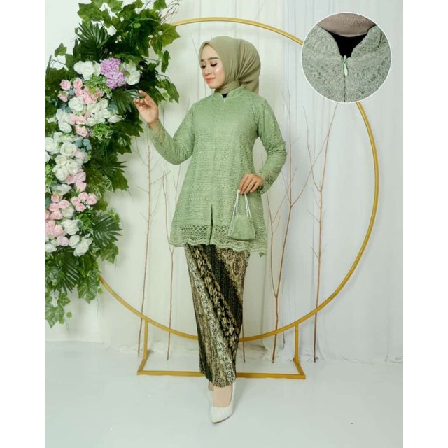 SET KEBAYA BLOUSE BROKAT MALIKA BUSUI FRENDLY MODERN| KEBAYA| SET KEBAYA WISUDA| STELAN KEBAYA WANITA| KEBAYA BROKAT| KEBAYA KONDANGAN| SET KEBAYA PESTA| OUTFIT BAJU PESTA