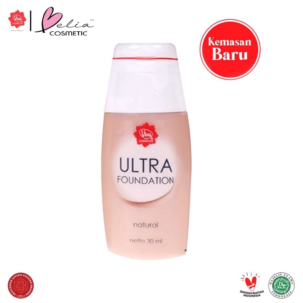 ❤ BELIA ❤ Viva Ultra Foundation Alas Bedak 30ml BPOM Halal