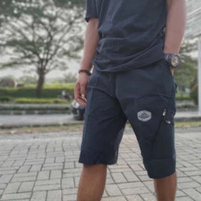 - Celana Dijual Original Hitam pendek Makalu M Berkualitas adventure Cargo fashion Outdoor