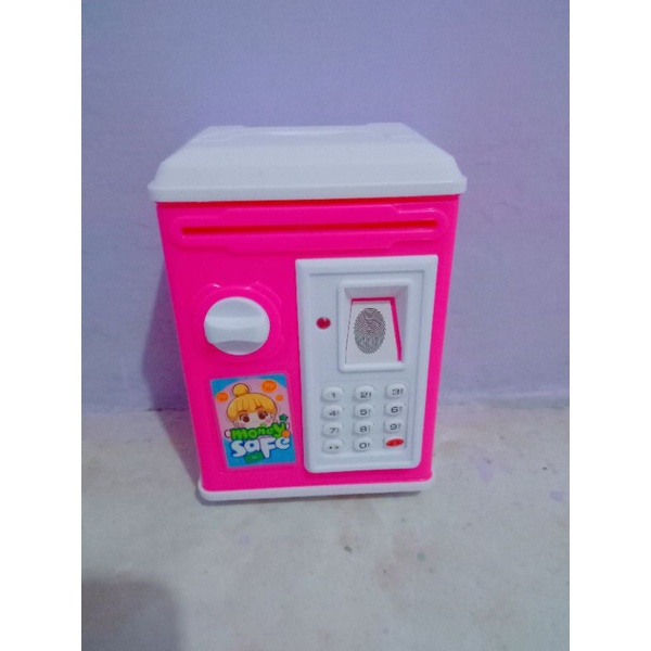 mainan anak brankas_mainan anak ATM nyala