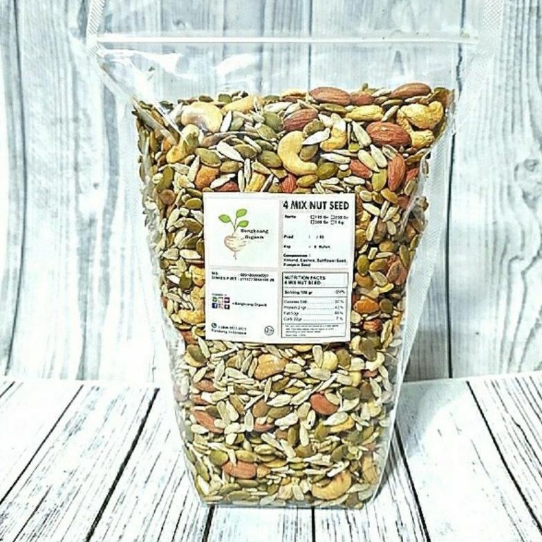 

[BAYAR DITEMPAT] MIX NUT SEED 250gr - Almond Cashew Pumpkin Sunflower