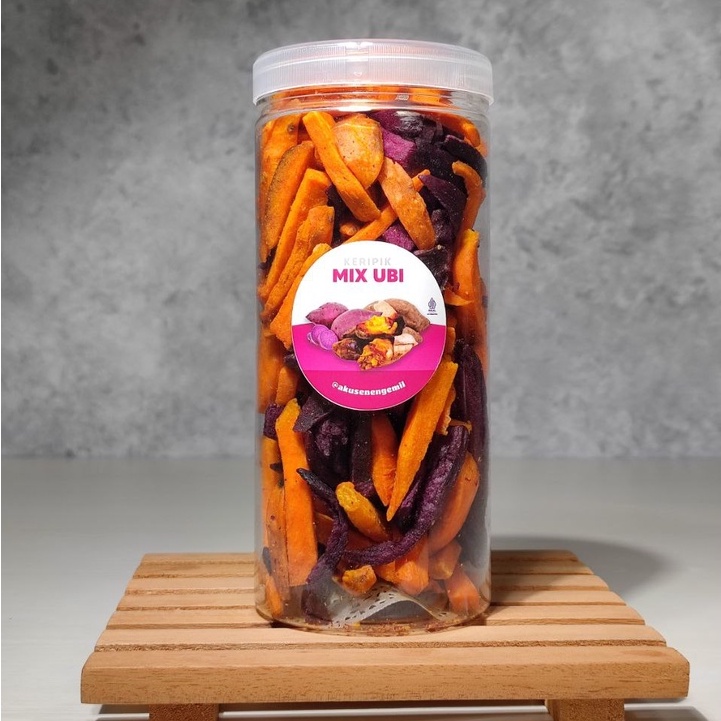 

Lezatoz_Genz Keripik Mix Ubi Crispy Premium 1300Ml Keripik Ubi Madu, Ubi Ungu