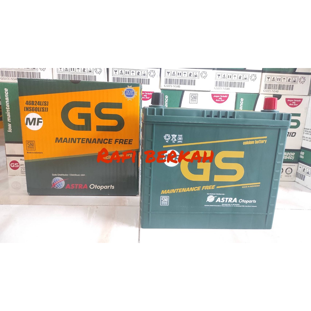 Aki Mobil Honda CRV GS ASTRA MF NS60 LS Aki Kering 12V -45 Ah