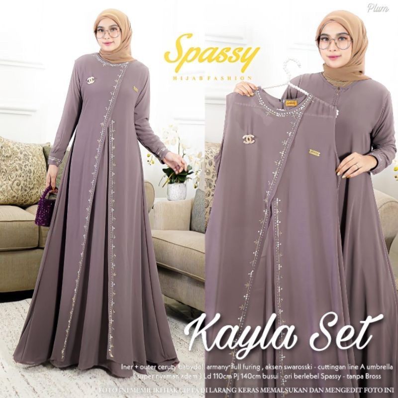 Gamis Ceruti include Outer - Venita Dress //JF1453