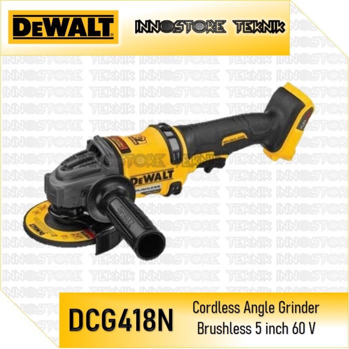 Dewalt DCG418N Gerinda Cordless Brushless Angle Grinder 5" unit only