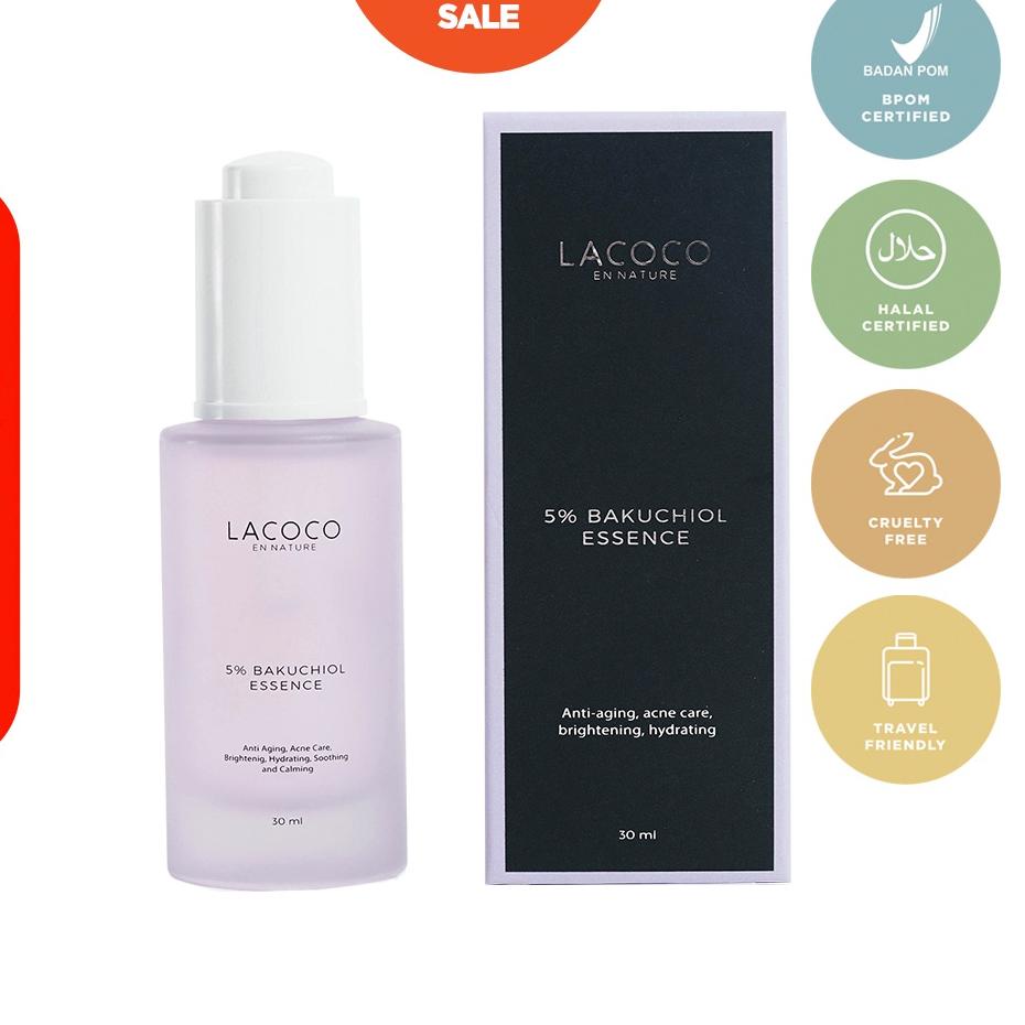 ❥Harga Murah♒ MSBB - Lacoco 5% Bakuchiol Essence WAREHOUSE SALE Best Seller