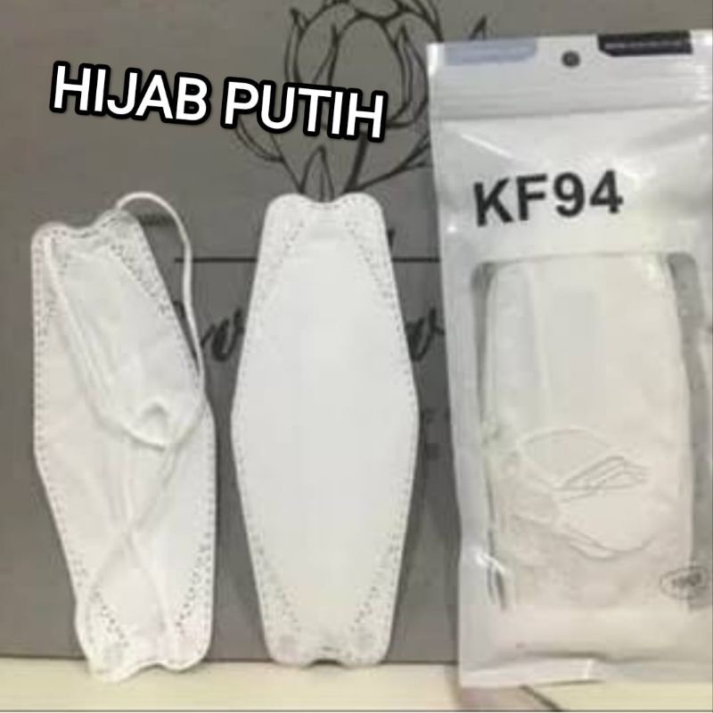 Masker Kf94 hijab isi 10 pcs 4ply Best Seller