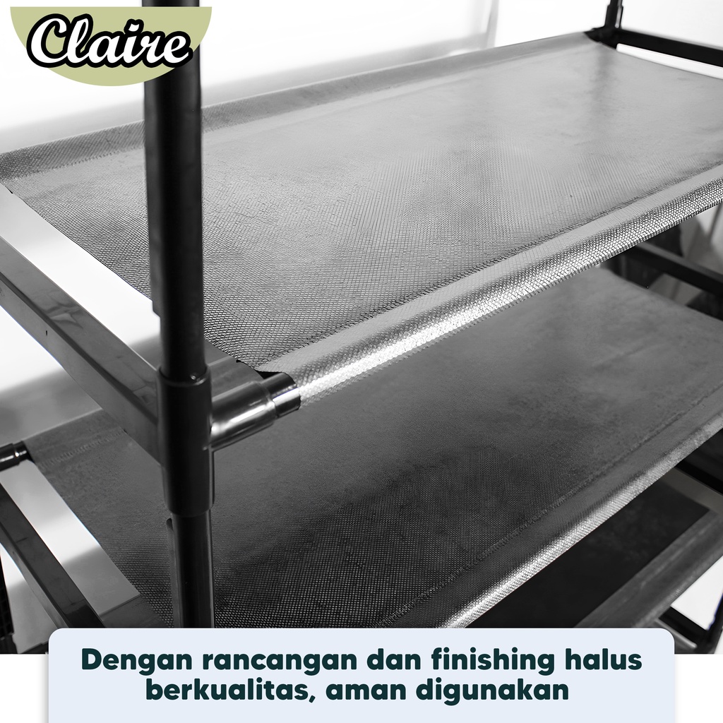 Stand Hanger Rak Multifungsi / Tempat Gantung Pakaian Serbaguna