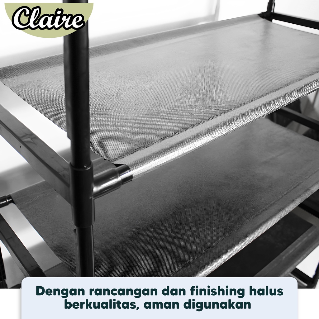 Stand Hanger Rak Multifungsi / Tempat Gantung Pakaian Serbaguna