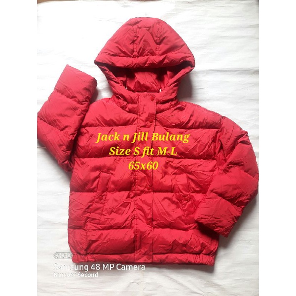 jaket jack and jill bulang bulu angsa gunung outdoor