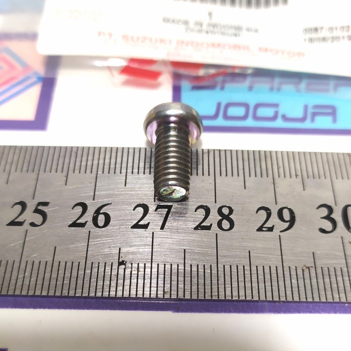 Suzuki Genuine Parts, 02112-0612A-000 Baut Kiprok Regulator Suzuki Smash Titan Original