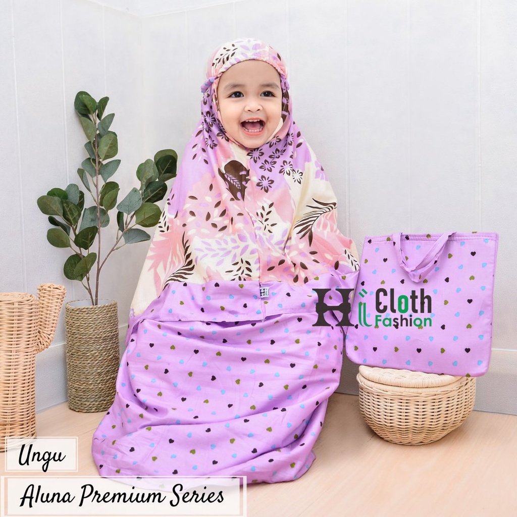 Mukenah Travel Anak Balita I Mukena Anak Balita Umur 1 - 2 Tahun I Mukena Bali Rayon Adem I Mukenah 