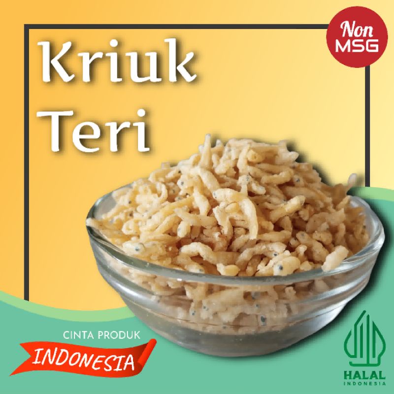 

Kriuk Teri Original Teman Nasi Cemilan enak dan bergizi