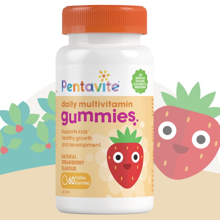 Pentavite Daily Multivitamin Kids Gummies