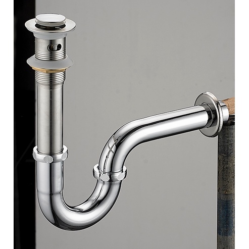 sifon leher angsa tekan push stainless fv809/ saringan air pembuangan wastafel afur cuci tangan wastapel  washtafel sink /A7