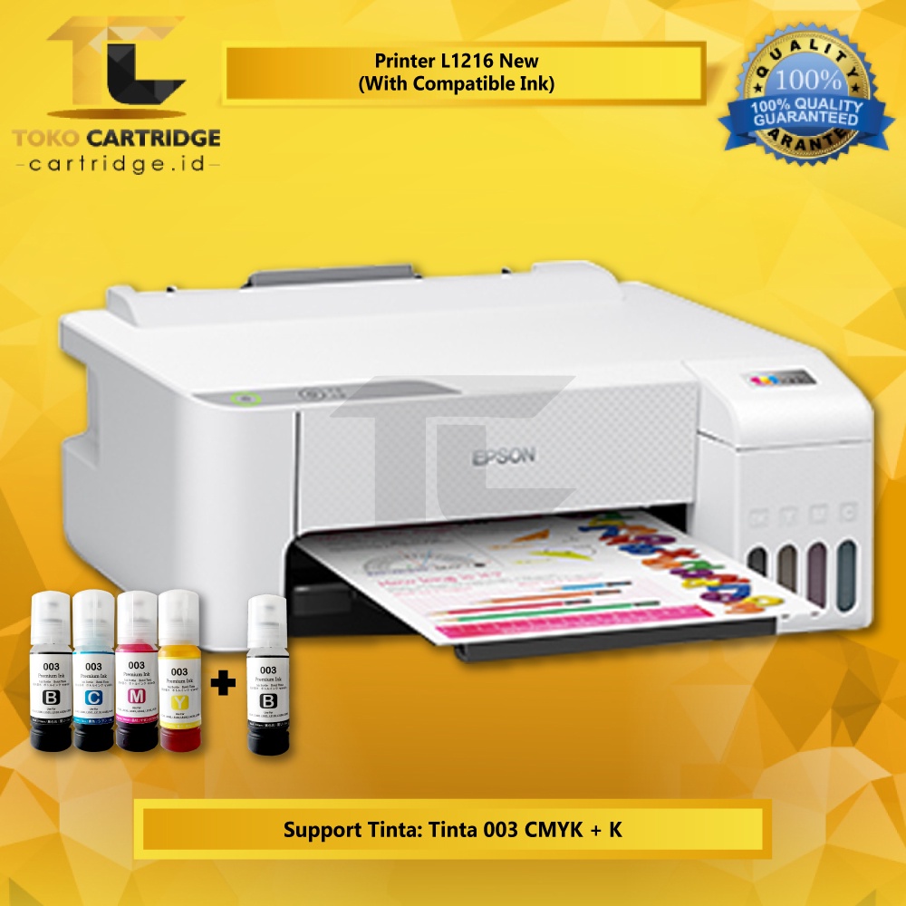 Printer Epson Ecotank L1210 New Original Eco Tank InkTank Ink Tank Infus Inkjet Penerus Print Warna Pengganti L1110