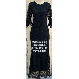 stelan rok panjang brokat