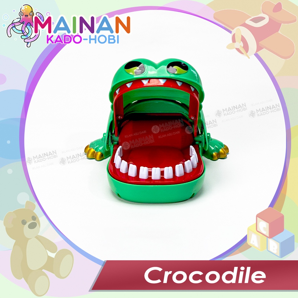 HADIAH KADO NATAL MINIATUR MAINAN PRANK ANAK CROCODILE DENTIST GIGIT BUAYA