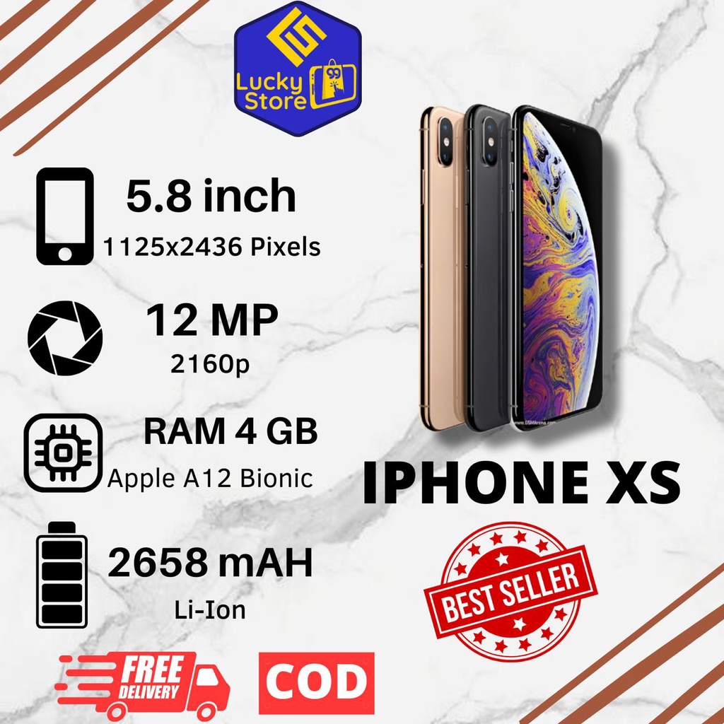iPhone Xs 64GB/ 256GB Second Original Ex Inter all Operator Mulus