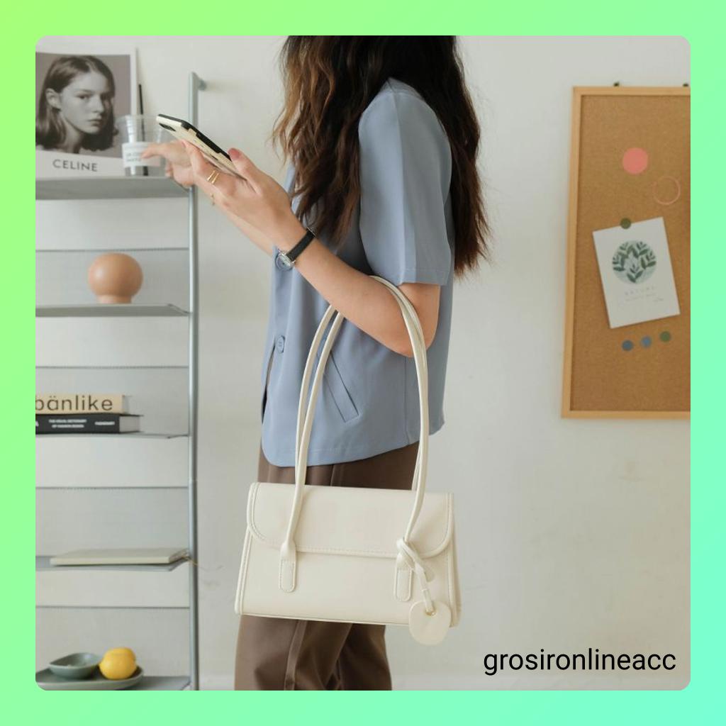 NEW Tas Kulit Wanita Selempang Rantai Luxury Mini Bag FT53 28 x 7 x17 cm