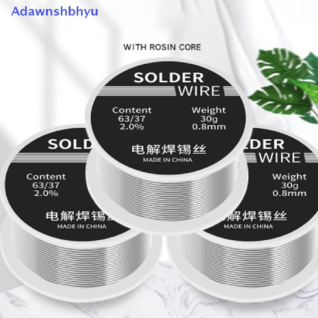 Kawat Solder Las Adhyu 30g 0.8mm Kemurnian Tinggi Low Fusion Spot Rosin Soldering Wire ID