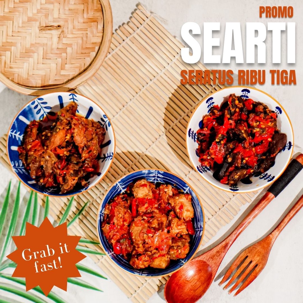 

Bundling Cap Rasa Lauk Instan Paru Cakalang Ayam - 3 Pcs Small Pack